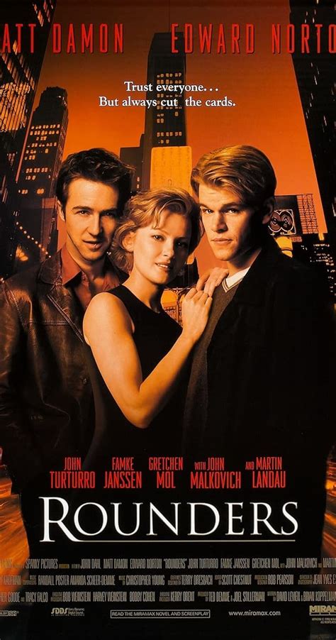 rounders imdb|Rounders (1998) .